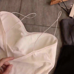 Summer Thin Oil Painting Girl Tank Top