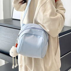 Women's Bag Casual Slanting Cross Bag Small Fresh Student Simple Solid Color Shoulder Bag