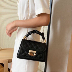 Shoulder Messenger Bag with Chain Strap