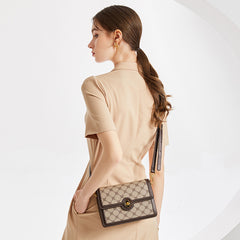 Crossbody printed single-shoulder envelope small square bag