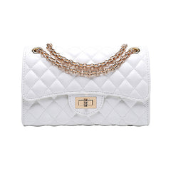 2025 New European and American Fashion Trendy Diamond Plaid Chain Bag Chanel Style Women's Bag Shoulder Crossbody Bag Women's Bag Small Bag