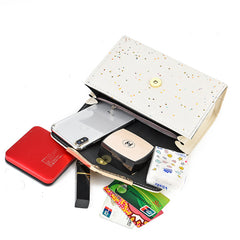 Heart Shoulder Bag Bow Pearl Pendant