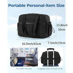 Travel Bag Large Capacity Duffel Bag Sports Fitness Bag with Wash Bag with Compartment Shoulder Bag
