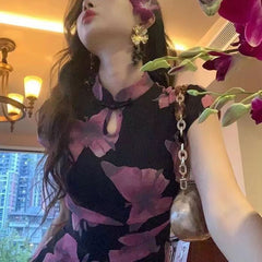 Butterfly Cheongsam Dress