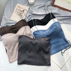 Summer Thin Oil Painting Girl Tank Top