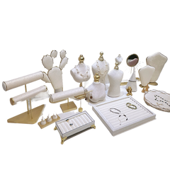 Metal Velvet Jewelry Display Rack