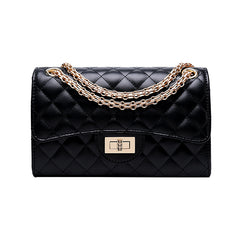 2025 New European and American Fashion Trendy Diamond Plaid Chain Bag Chanel Style Women's Bag Shoulder Crossbody Bag Women's Bag Small Bag