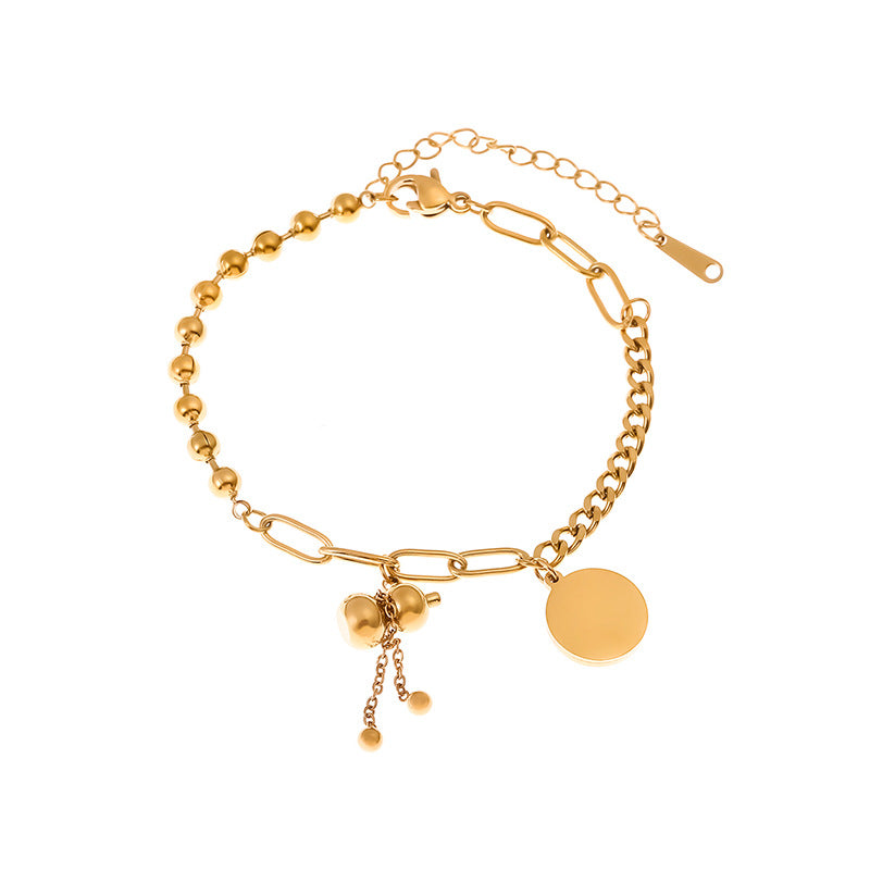 Rose Gold Titanium Steel First Jewelry