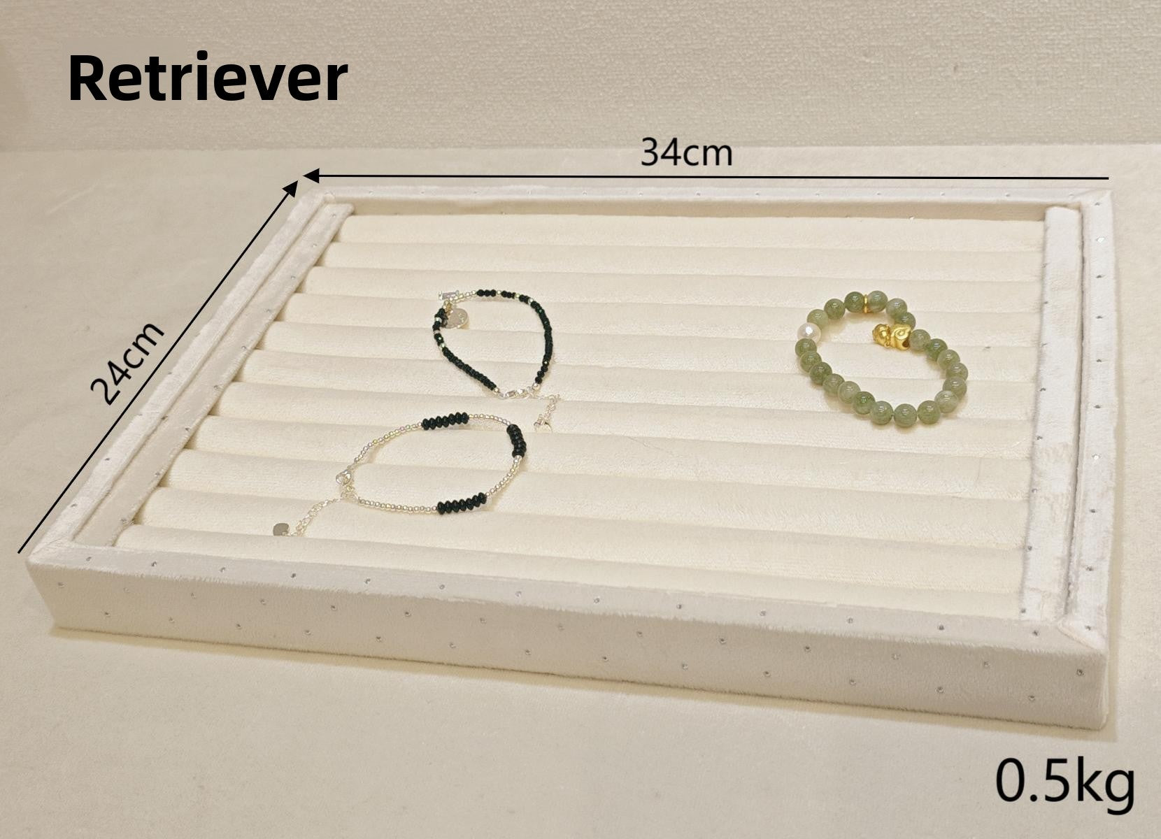 Metal Velvet Jewelry Display Rack