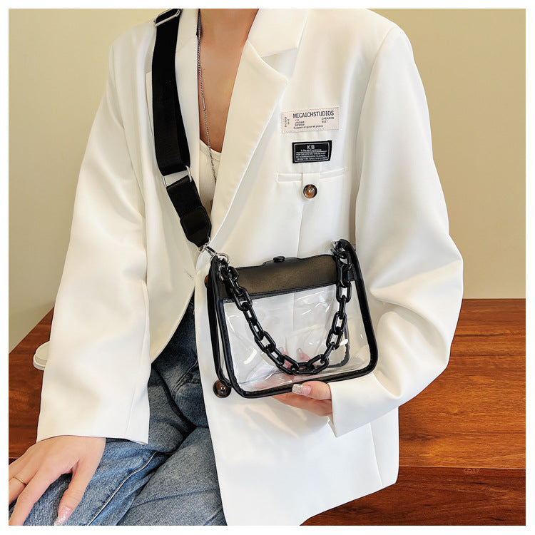 Single-shoulder chain hand-held crossbody bag