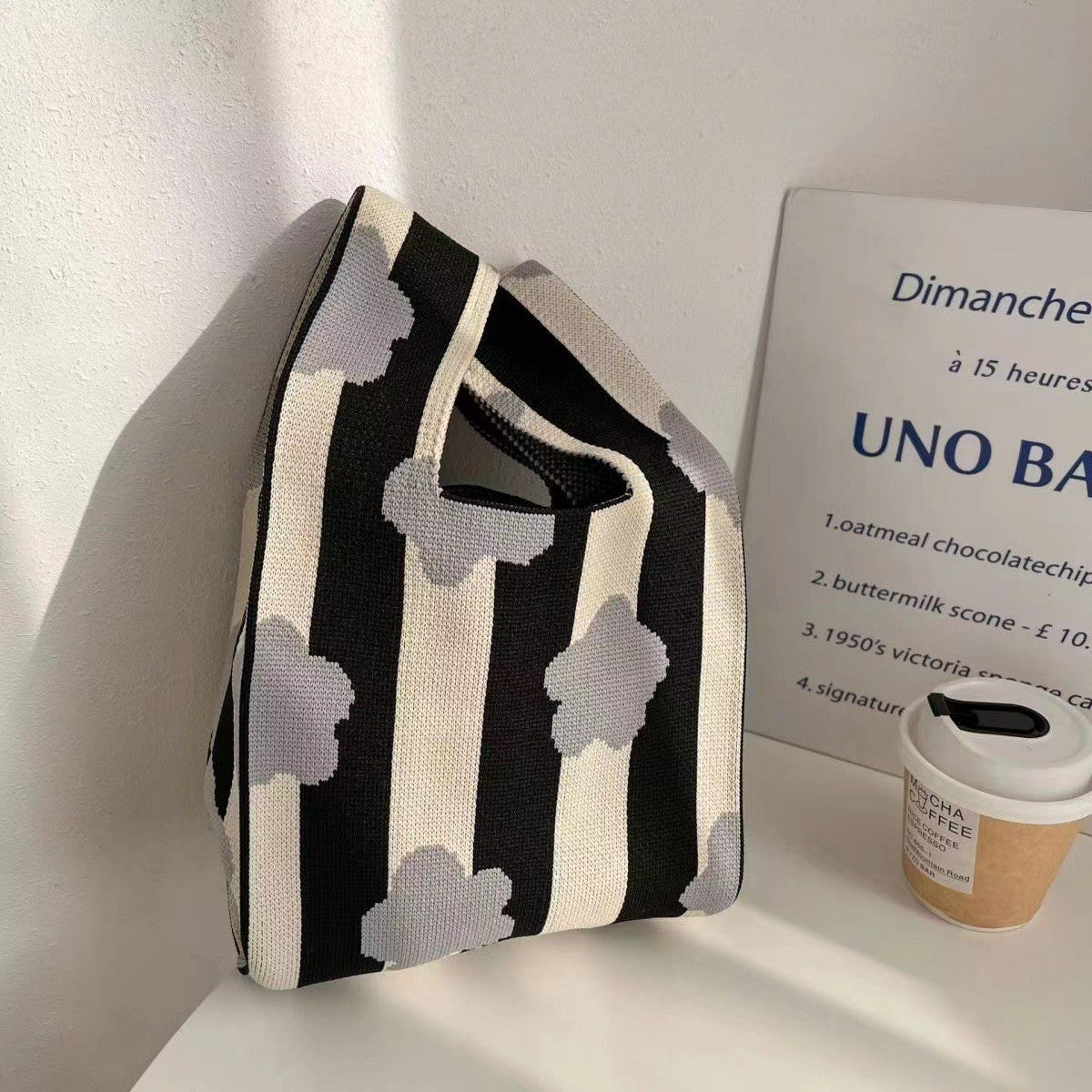 Handbag with a crossbody strap