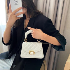 Shoulder Messenger Bag with Chain Strap
