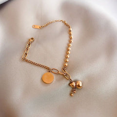 Rose Gold Titanium Steel First Jewelry