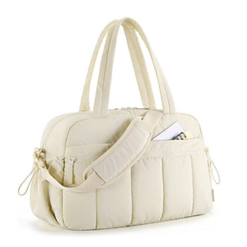 Travel Bag Large Capacity Duffel Bag Sports Fitness Bag with Wash Bag with Compartment Shoulder Bag