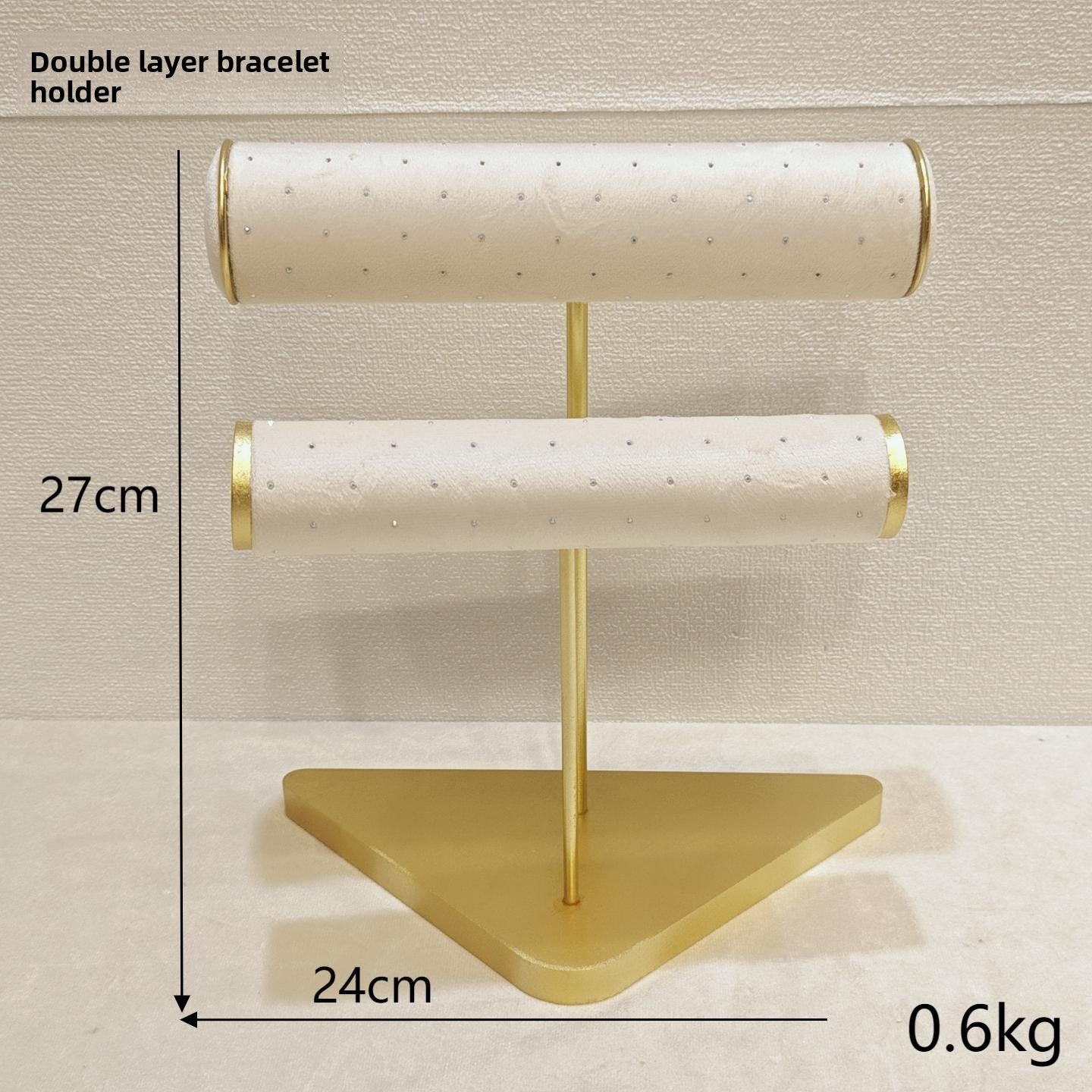 Metal Velvet Jewelry Display Rack