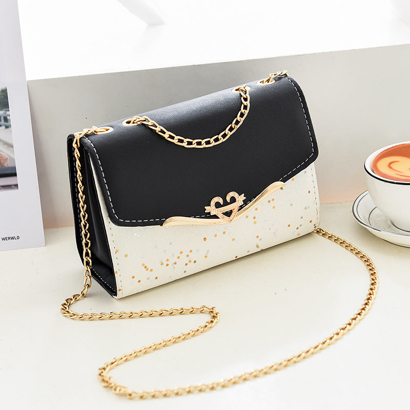 Heart Shoulder Bag Bow Pearl Pendant