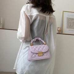 Shoulder Messenger Bag with Chain Strap