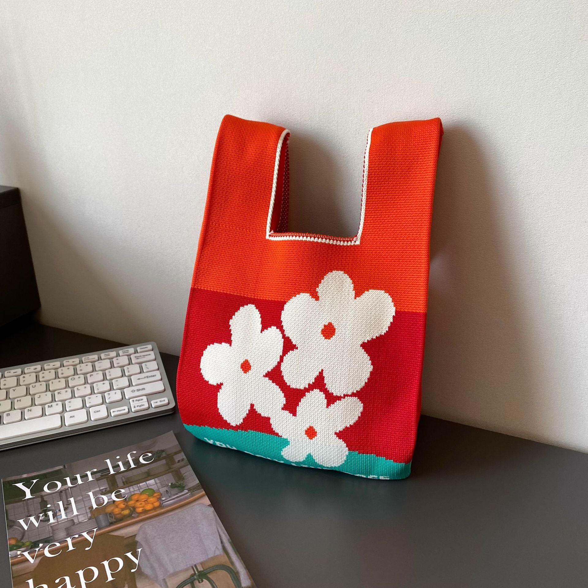 Handbag with a crossbody strap