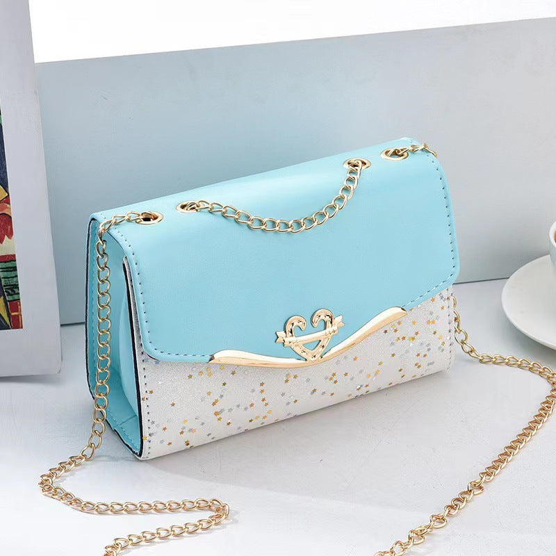 Heart Shoulder Bag Bow Pearl Pendant