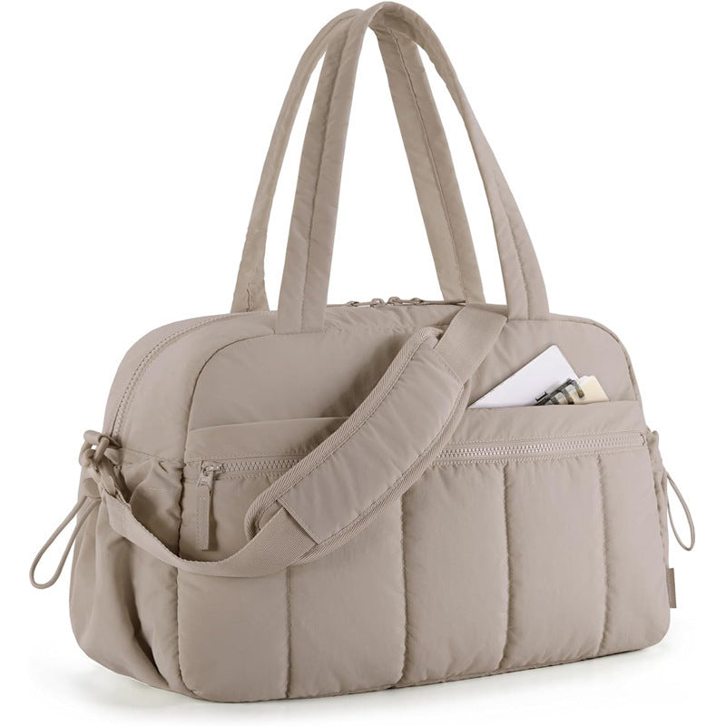 Travel Bag Large Capacity Duffel Bag Sports Fitness Bag with Wash Bag with Compartment Shoulder Bag
