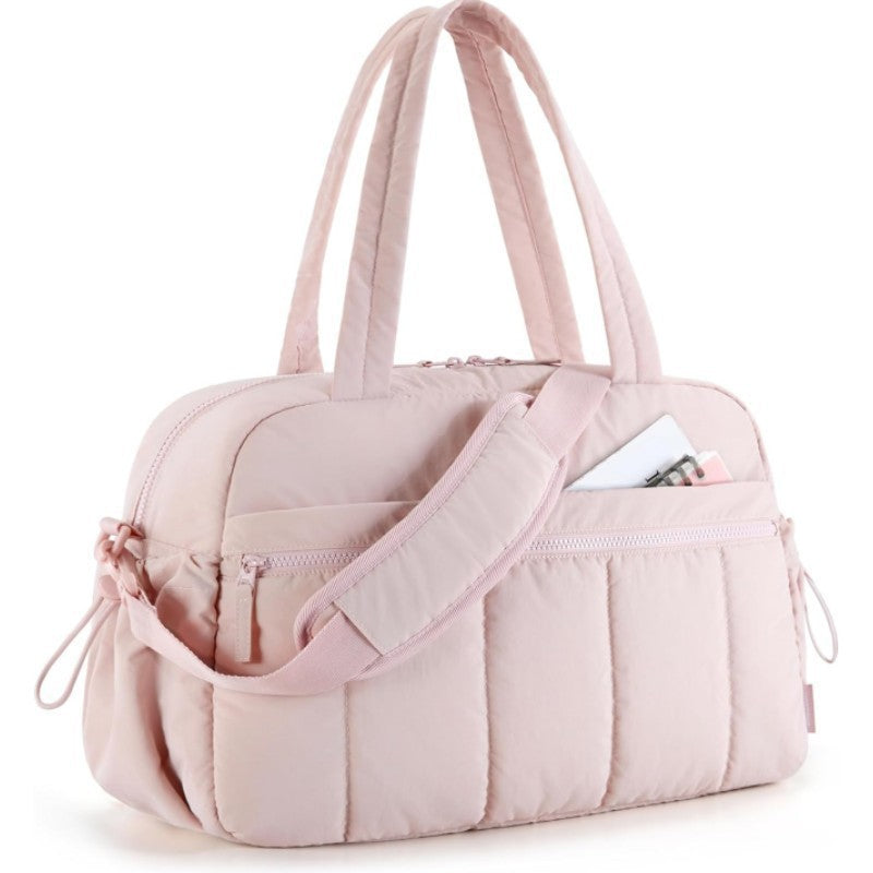 Travel Bag Large Capacity Duffel Bag Sports Fitness Bag with Wash Bag with Compartment Shoulder Bag