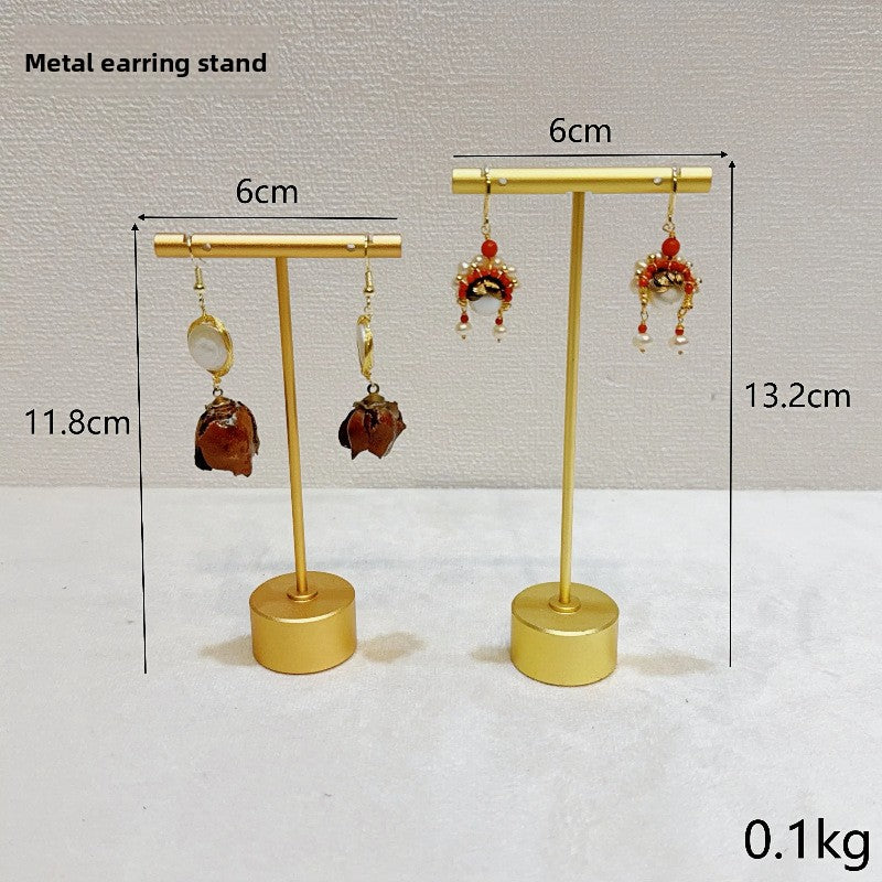 Metal Velvet Jewelry Display Rack