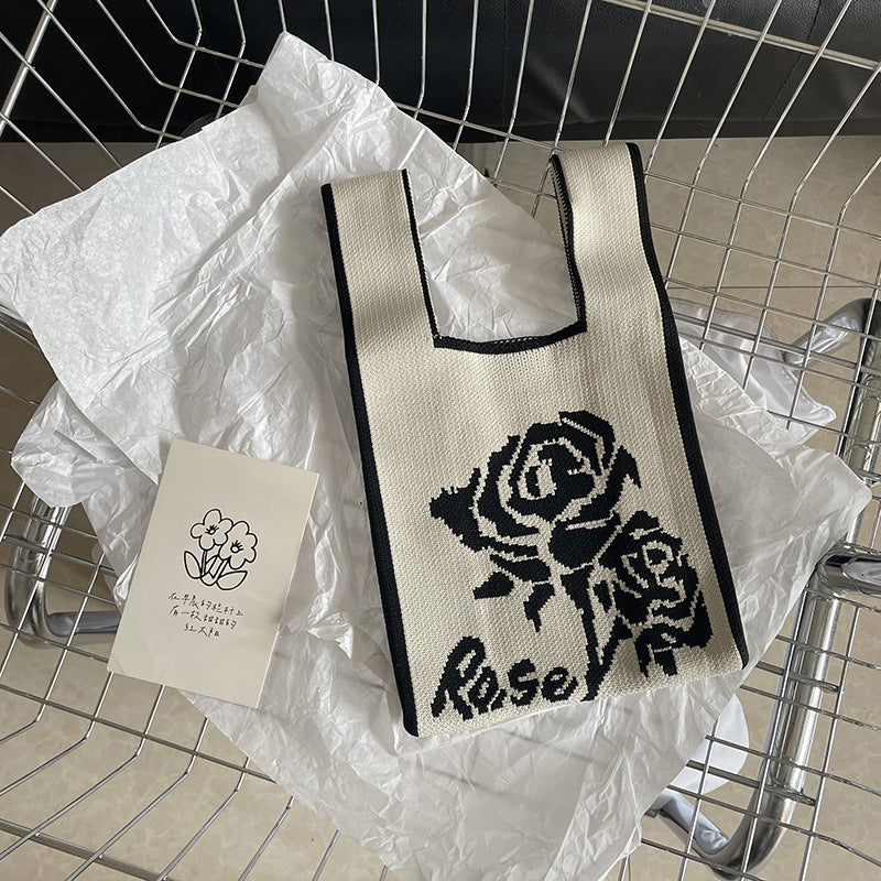 Handbag with a crossbody strap