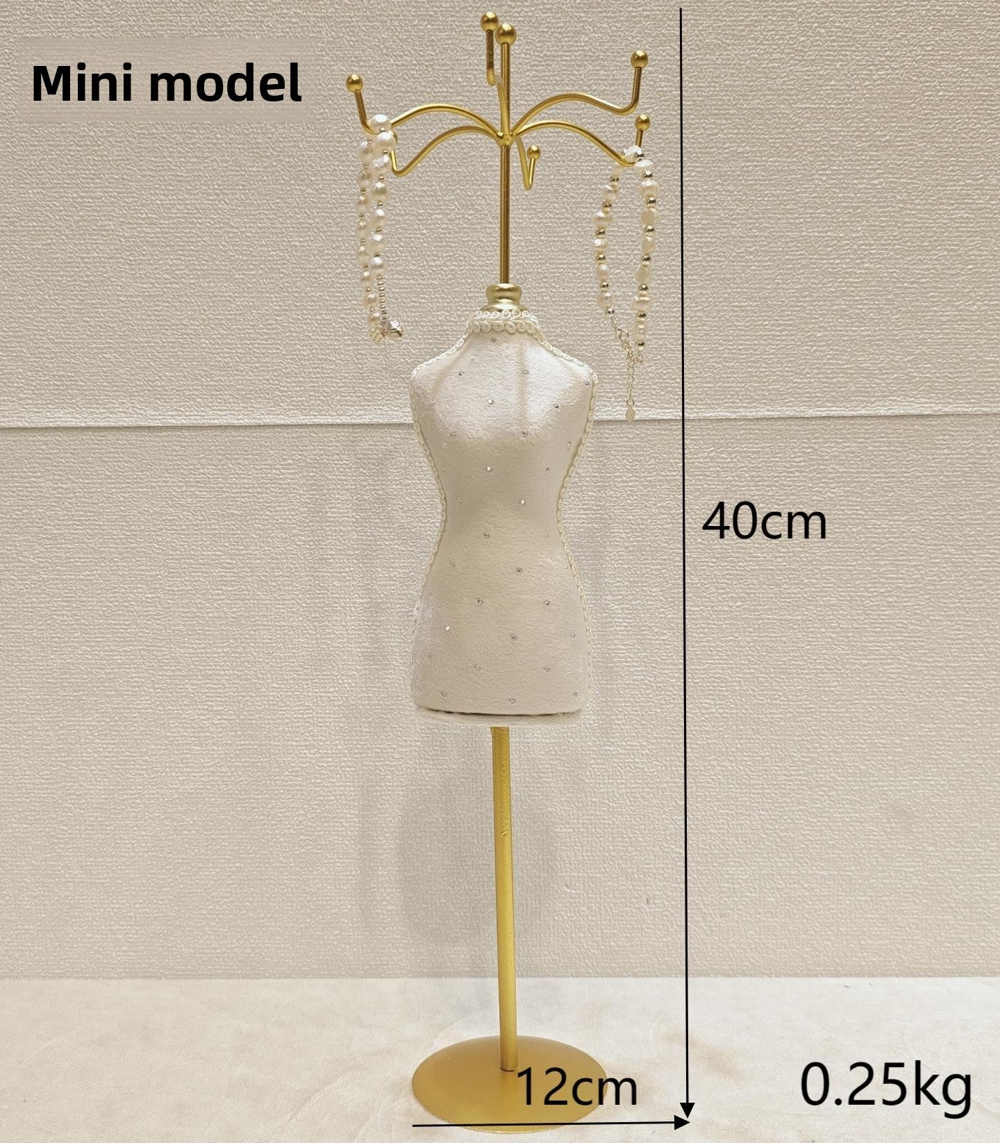 Metal Velvet Jewelry Display Rack
