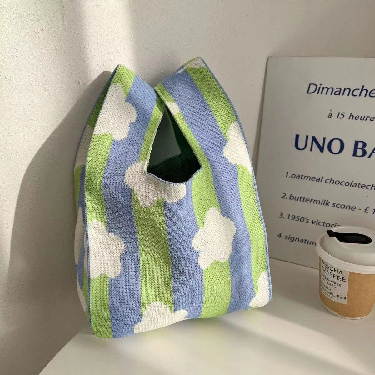 Handbag with a crossbody strap